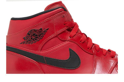 Jordan 1 Mid Gym Red Black Patent