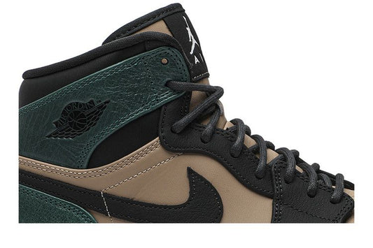 Jordan 1 Retro High Bio Beige Anthracite Mystic Green (Women's)