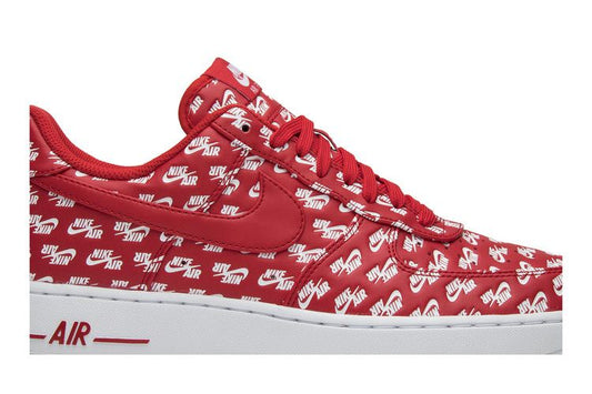 Nike Air Force 1 Low All Over Logo Red