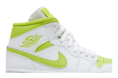 Jordan 1 Mid White Lime (Women's)