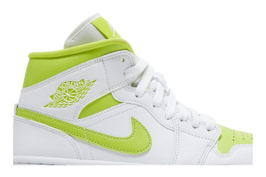 Jordan 1 Mid White Lime (Women's)