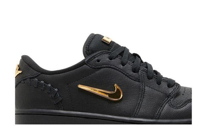 Jordan 1 Low Method of Make Black Metallic Gold (Women's)