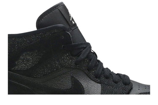 Jordan 1 Mid Glitter Black (Women's)