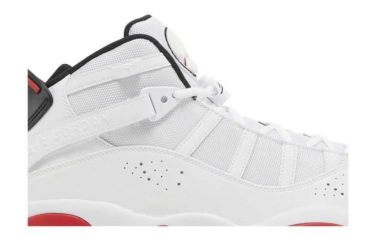 Jordan 6 Rings White University Red Black