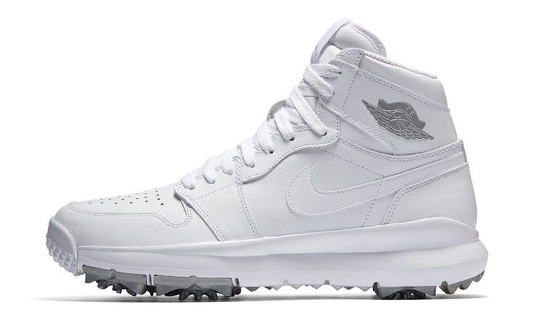 Jordan 1 Retro Golf Cleat White Metallic