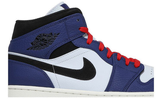 Jordan 1 Mid Deep Royal Blue Black