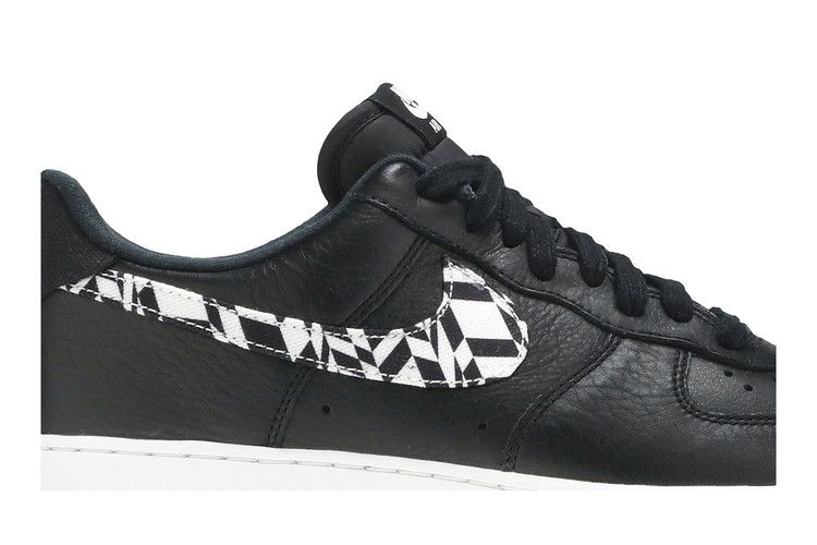Nike Air Force 1 Low Black Pattern Swoosh