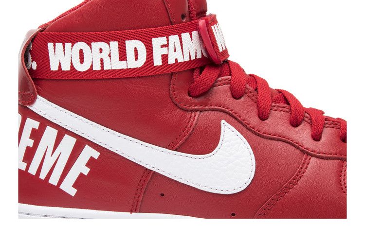 Nike Air Force 1 High Supreme World Famous Red