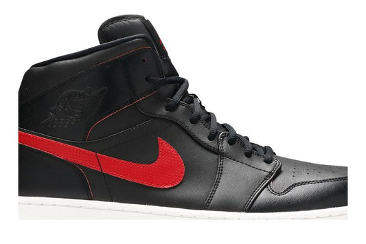Jordan 1 Retro Mid Black Team Red