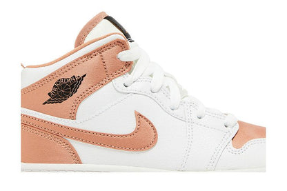 Jordan 1 Mid White Rose Gold (PS)