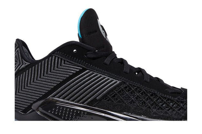 Jordan 38 Low Black Gamma Blue (Translucent Sole)