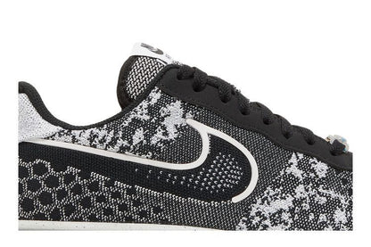 Nike Air Force 1 Low Crater Flyknit Black White Melange