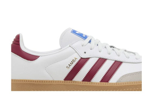 adidas Samba OG White Burgundy Gum