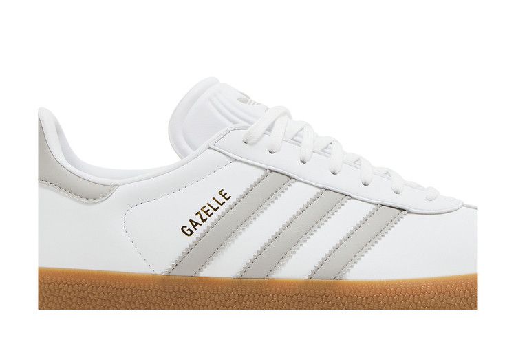 adidas Gazelle White Grey Gum