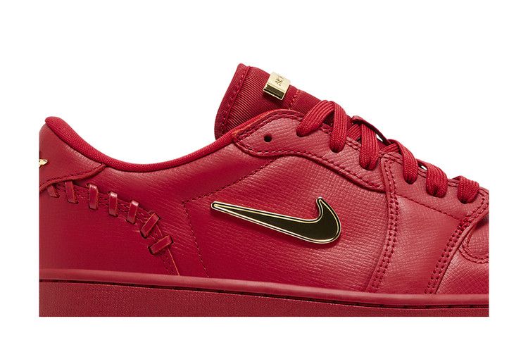 Jordan 1 Low Method of Make Gym Red Metallic Gold (Women's)