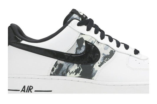 Nike Air Force 1 Low White Ripstop Camo Black Gum