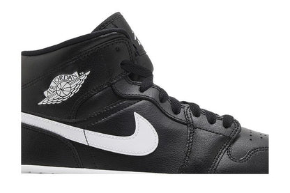 Jordan 1 Mid Black White (Women's)
