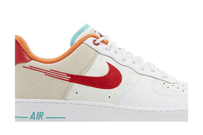 Nike Air Force 1 Low '07 PRM Just Do It White Red Teal