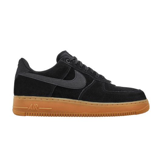 Nike Air Force 1 Low '07 Black Suede Gum