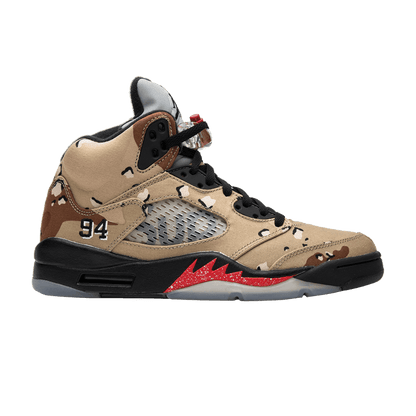 Jordan 5 Retro Supreme Desert Camo