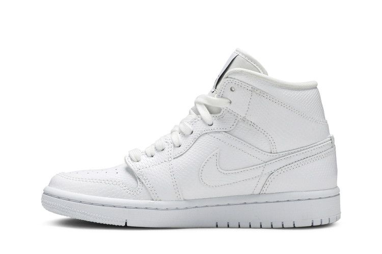 Jordan 1 Mid White Snakeskin (Women's)