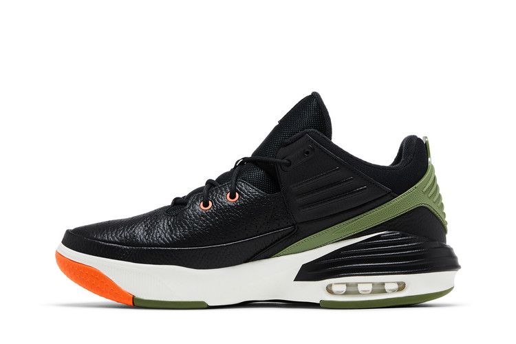Jordan Max Aura 5 Black Bright Mandarin Sail Sky J Light Olive