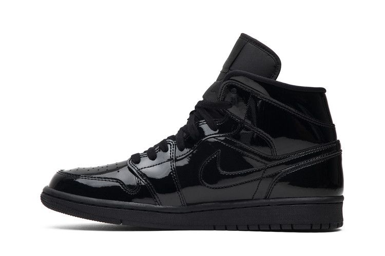 Jordan 1 Mid SE Triple Black Patent (Women's)