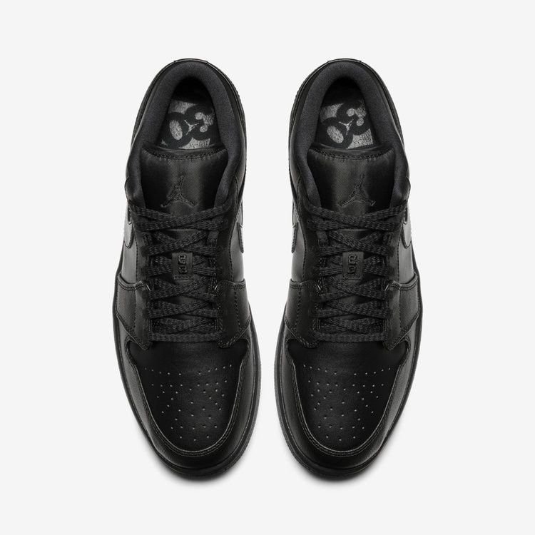 Jordan 1 Low Black Black Noir