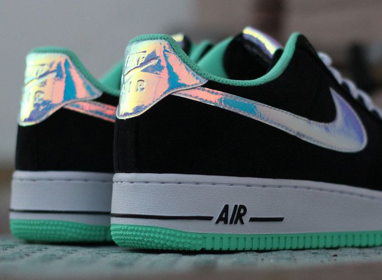 Nike Air Force 1 Low Black Green Glow