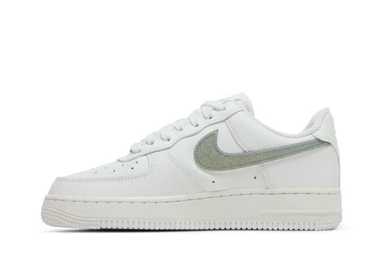 Nike Air Force 1 Low White Gold Glitter Swoosh (Women's)