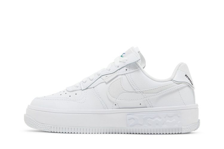 Nike Air Force 1 Low Fontanka Triple White Multi Color Swoosh (Women's)