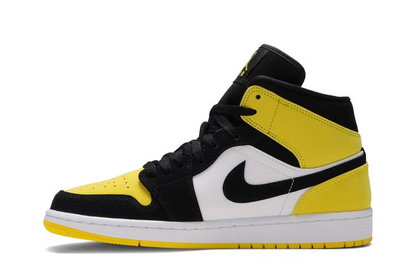 Jordan 1 Mid Yellow Toe Black