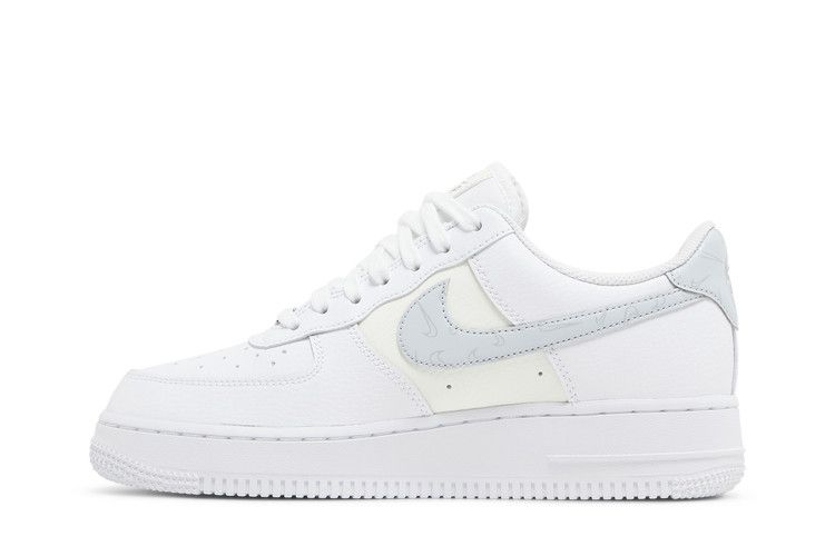 Nike Air Force 1 '07 Mini Swooshes White Sail Metallic Silver Pure Platinum (Women's)