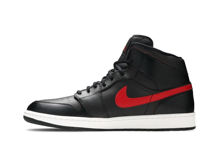 Jordan 1 Retro Mid Black Team Red