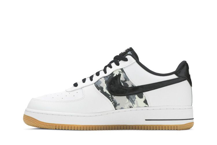 Nike Air Force 1 Low White Ripstop Camo Black Gum