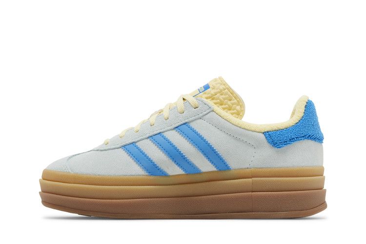 adidas Gazelle Bold Almost Blue Yellow (Women's)