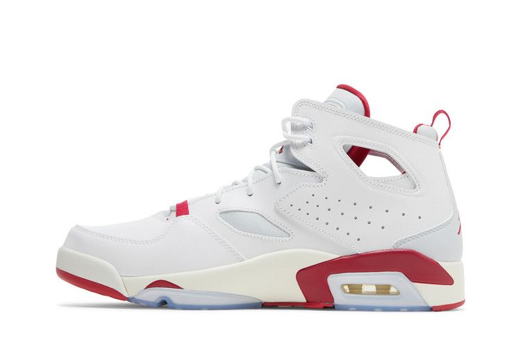 Jordan Flight Club 91 White Pure Platinum Sail Mystic Hibiscus