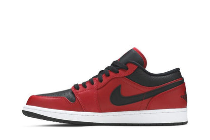 Jordan 1 Low Reverse Bred Pebbled Swoosh