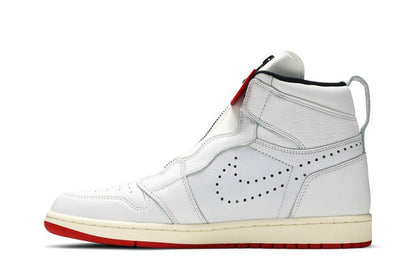 Jordan 1 Retro High Zip White University Red