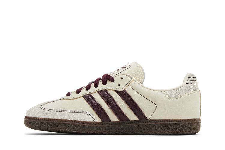 adidas Samba OG Wonder White Maroon (Women's)