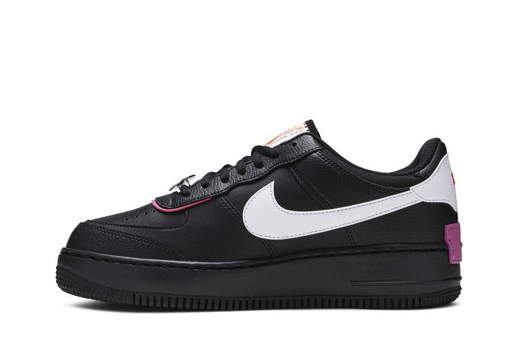 Nike Air Force 1 Low Shadow Removable Patches Black Pink (Women's)