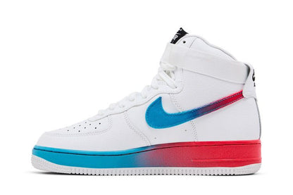 Nike Air Force 1 High Gradient White Blue Fury Ember Glow