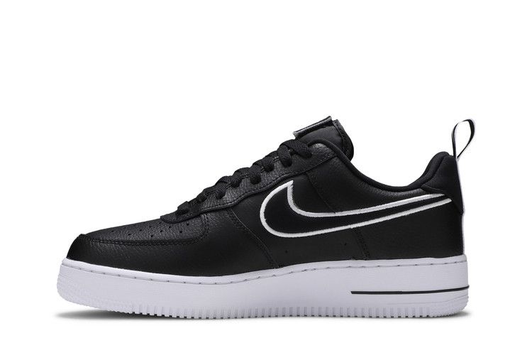 Nike Air Force 1 Low Black White Contrast Swoosh