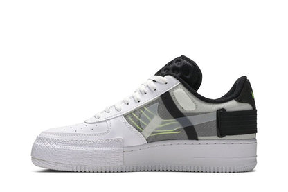 Nike Air Force 1 Type White Black Volt