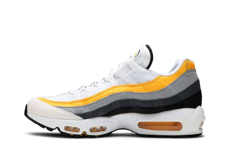 Nike Air Max 95 White Amarillo Dark Grey