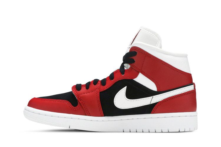 Jordan 1 Mid Gym Red Black (Women's)