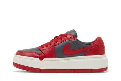 Jordan 1 Elevate Low Dark Grey Varsity Red (Women's)