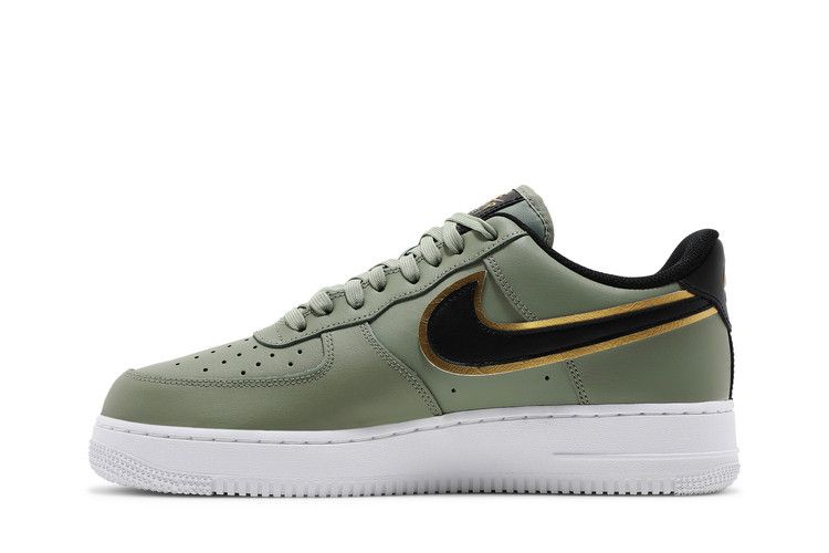 Nike Air Force 1 Low '07 LV8 Double Swoosh Olive Gold Black