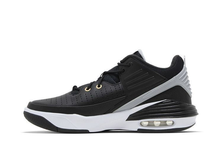 Jordan Max Aura 5 Black White Wolf Grey Metallic Gold