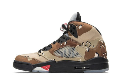 Jordan 5 Retro Supreme Desert Camo